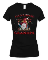 Deer I Love Being Grandpa Funny Gnome Christmas Antle Deer 343