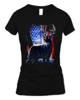 Buck American Flag Deer Hunting