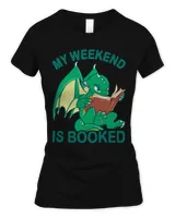 My weekend is Booked Nerdy Book Lover saying