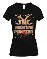 The Wrestling Reindeer Funny Christmas Pajama Family