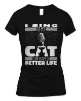 Choirmaster Cat Singing Singer Choir Director T-Shirt