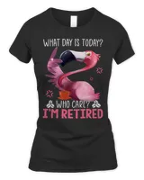 Flamingo Tropical What Day Is Today Who Cares Im Retired Coffee Flamingo 60 Pink Bird