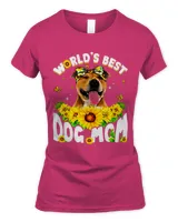 Worlds Best Pitbull Dog Mom Funny Mothers Day