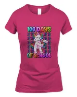 100 Days Of School 100 Days Smarter Unicorn Girls Teacher