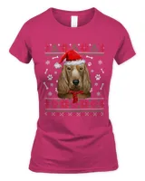 Ugly Sweater Christmas Cocker Spaniel Santa Hat Pajama Xmas