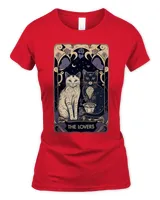 Cute Cat The Lovers Tarot Card Cat Tarot Card Graphic