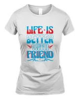 Life is better with friend -  "Companions for Life: Experience the Magic of Friendship with our Exclusive Collection!"