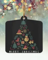 Merry Christmas Ornament - Dove Box