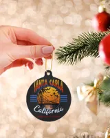 Santa Carla California Murdercapital Of The World Ornament - Circle