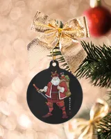 Santa Claus Is Samurai Ornament - London