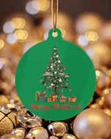 Merry Christmas Ornament - Dove Box, christmas tree balls gift box