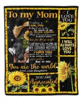 To My Mom Blanket - Mother's Day Gift