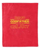 Mens Godparent Godfather Shirt Gift, Best Godfather in the Galaxy T-Shirt