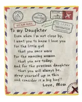 America Air Mail To My Daughter Blanket