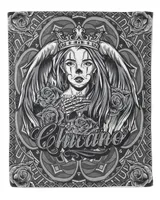 Chicano Tattoo Blanket / Chicano Tattoo Throw Blanket / Chicano Tattoo Fleece Blanket / Chicano Tattoo Adult Blanket