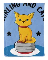 Curling and Cats Curling Sports Cat Lover92