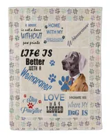 Weimaraner  Blanket - Quilt