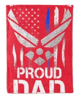 Proud Dad U.S. Air Force Stars Air Force Family Party Gift T-Shirt