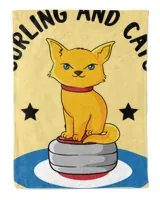 Curling and Cats Curling Sports Cat Lover92