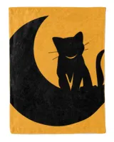 cute cat on the moon moonshine cat