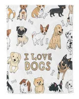 I Love Dogs Blanket - Pet Love Blanket