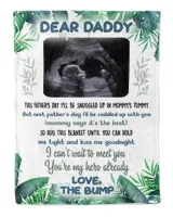 Dear Daddy You're My Hero Already Blanket