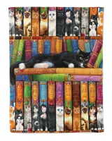 Librarian Book cats retro