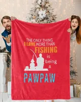 Mens More Than Love Fishing PawPaw Special Grandpa T-Shirt