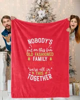 Nobody's Walking Out On This Fun Old Family Christmas Xmas T-Shirt