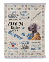 Weimaraner  Blanket - Quilt
