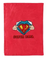 Mens SUPERHERO SUPER PAPA T-SHIRT - GREAT GIFT FOR DAD