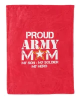 Proud Army Mom Hoodie for Military Mom My Soldier My Hero