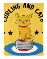 Curling and Cats Curling Sports Cat Lover92