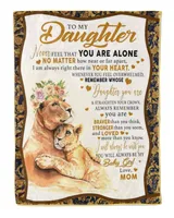 To my Daughter Blanket