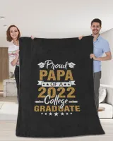 Proud Papa Of A 2022 College Graduate - Father Graduation T-Shirt