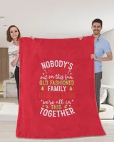 Nobody's Walking Out On This Fun Old Family Christmas Xmas T-Shirt