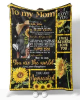 To My Mom Blanket - Mother's Day Gift