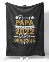 Proud Papa Of A 2022 College Graduate - Father Graduation T-Shirt