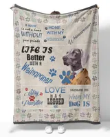 Weimaraner  Blanket - Quilt