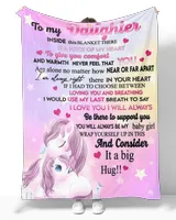 To My Daughter Personalized Blanket Gift From Mother