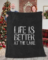 Life Is Better At The Lake T-Shirt Funny Camping Fishing Tee