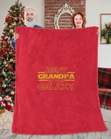 Mens Grandfather Grandpa Shirt Gift, Best Grandpa in the Galaxy T-Shirt