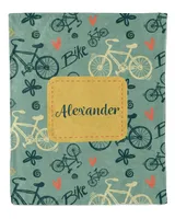 Personalized Blanket With Name For Cyclist