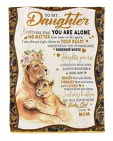 To My Daughter Never Feel That You Are Alone Blanket