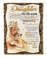 To my Daughter Blanket