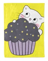 Cute cat with cupcake for cat lover