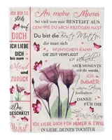 Meine Mama Quilt Fleece Blanket Bundle