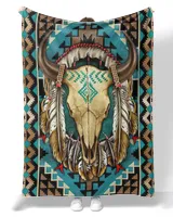 Buffalo Skull Blanket