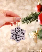 Porcelain Ornament - Snowflake