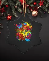 Porcelain Ornament - Snowflake